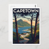 Cape Town – Scenic Coastal View Art Print Postkarte (Vorne/Hinten)