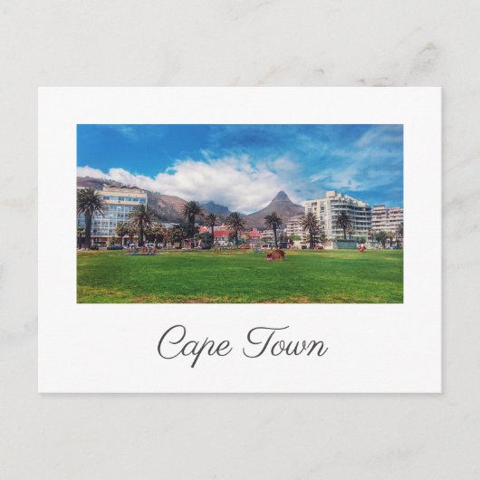 Cape Town Sea Point Lion's Head View Postkarte (Vorderseite)