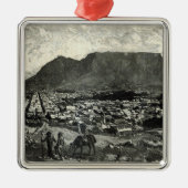 Cape Town Silbernes Ornament (Vorne)