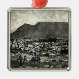 Cape Town Silbernes Ornament