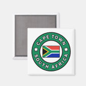 Cape Town South Africa Magnet (Vorderseite/Rückseite)