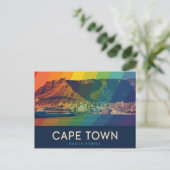 Cape town south africa postkarte (Stehend Vorderseite)