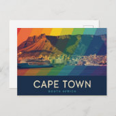 Cape town south africa postkarte (Vorne/Hinten)