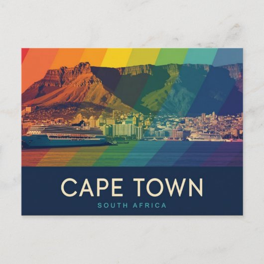 Cape town south africa postkarte (Vorderseite)