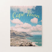 Cape Town South Africa Table Mountain Ocean Puzzle (Vertikal)