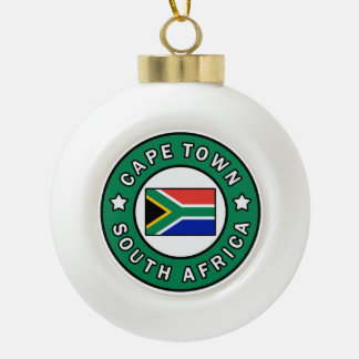 Cape Town Südafrika Keramik Kugel-Ornament