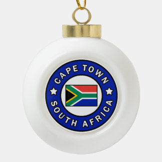 Cape Town Südafrika Keramik Kugel-Ornament