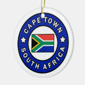 Cape Town Südafrika Keramik Ornament (Links)