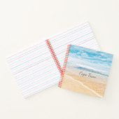 Cape Town Table Mountain Beach Notebook Notizbuch (Innenseite)