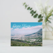Cape Town Table Mountain Bergpanorama Landschaft Postkarte (Stehend Vorderseite)