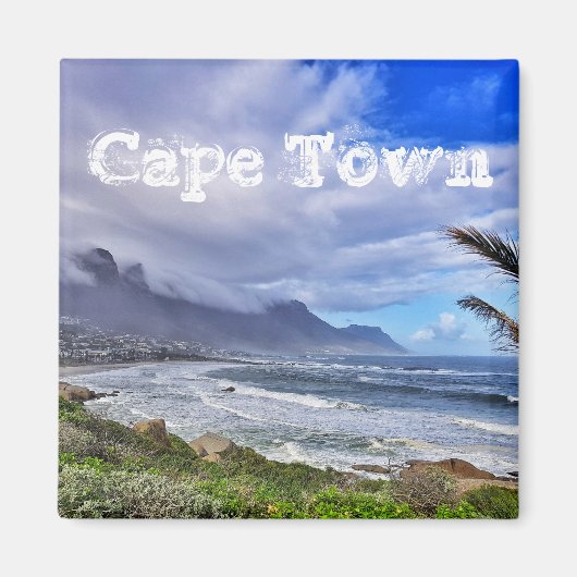 Cape Town Table Mountain Camps Bay Ocean Magnet (Vorne)