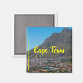 Cape Town Table Mountain City Magnet (Vorderseite/Rückseite)
