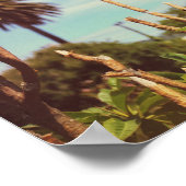 Cape Town Table Mountain Lion's Head Poster (Ecke)