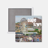 Cape Town Table Mountain Magnet (Vorderseite/Rückseite)
