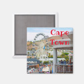 Cape Town Table Mountain Magnet (Vorderseite/Rückseite)