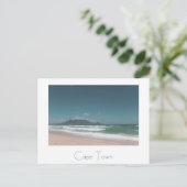 Cape Town Table Mountain Ocean Beach Postcard Postkarte (Stehend Vorderseite)