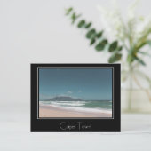 Cape Town Table Mountain Ocean Beach Postcard Postkarte (Stehend Vorderseite)