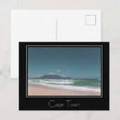 Cape Town Table Mountain Ocean Beach Postcard Postkarte (Vorne/Hinten)