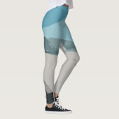 Cape Town Table Mountain Ocean Sketch Leggings (Rechts)