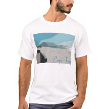 Cape Town Table Mountain Ocean Sketch