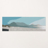 Cape Town Table Mountain Ocean Sketch Yogamatte (Vorderseite (Horizontal))