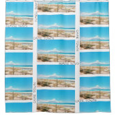 Cape Town Table Mountain Ocean View Duschvorhang (Vorderseite)