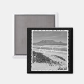 Cape Town Table Mountain Ocean Waves Beach Magnet (Vorderseite/Rückseite)