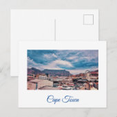 Cape Town Table Mountain Postkarte (Vorne/Hinten)