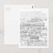 Cape Town Table Mountain V&A Wasserfront Postkarte (Vorne/Hinten)