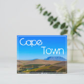 Cape Town Table Mountain View Landschaft Postkarte (Stehend Vorderseite)