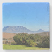 Cape Town Table Mountain View Landschaft Steinuntersetzer (Vorderseite)