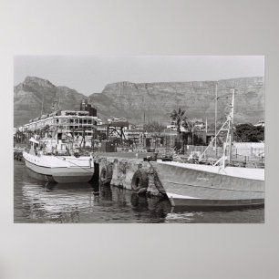 Cape Town Waterfront Hafen Kodak Filmplakat Poster