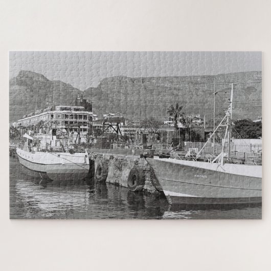 Cape Town Waterfront Mountain Südafrika Puzzle (Horizontal)