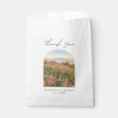 Cape Town Wedding Table Mountain Danke Foto Geschenktütchen (Vorderseite)