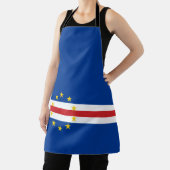 Cape Verde-Flag All-over-Print-Schürze Schürze (InSitu)