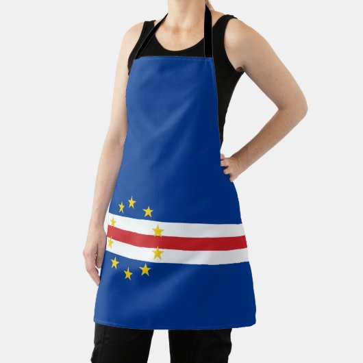 Cape Verde-Flag All-over-Print-Schürze Schürze (InSitu)