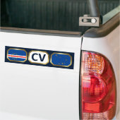 Cape Verde Flag Map Code Autoaufkleber (Auf Lkw)
