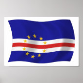 Cape Verde Flag Poster Print (Vorne)