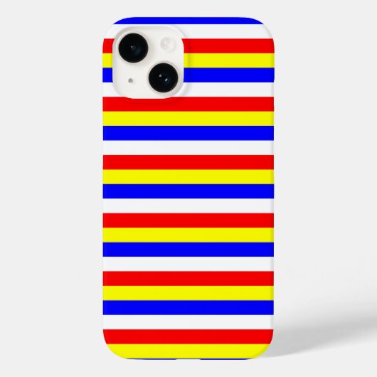 Cape Verde flag stripes country pattern symbol Case-Mate iPhone Hülle (Rückseite)