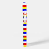Cape Verde flag stripes country pattern symbol Case-Mate iPhone Hülle (Rückseite / Links)