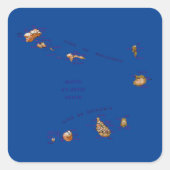 Cape Verde Map Sticker (Vorderseite)