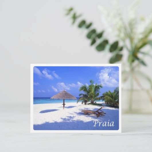 Cape Verde - Praia - Postkarte (Stehend Vorderseite)