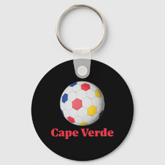 cape verde soccer schlüsselanhänger
