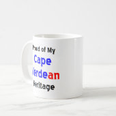 Cape verdean Kulturkaffee Tasse (Vorderseite Links)
