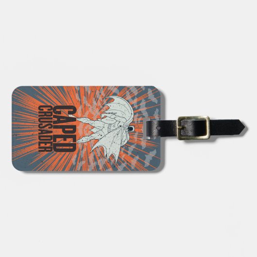 Caped Crusader Batman Gepäckanhänger (Vorderseite horizontal)