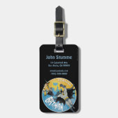 Caped Crusader Batman Gepäckanhänger (Vorderseite vertikal)