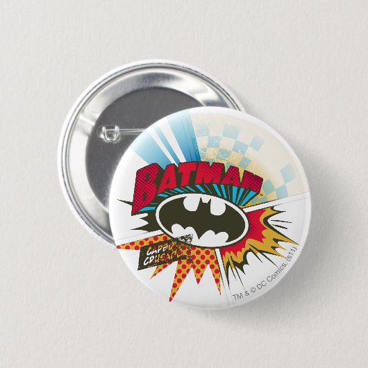 Caped Crusader Button (Vorne & Hinten)