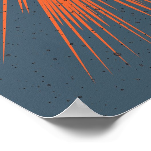 Caped Crusader Graphic Poster (Ecke)