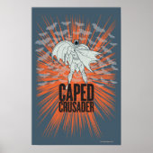 Caped Crusader Graphic Poster (Vorne)