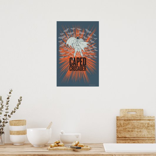 Caped Crusader Graphic Poster (Küche)